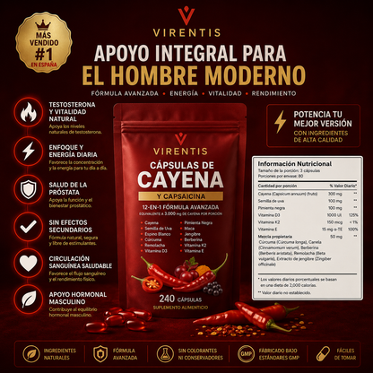 VIRENTIS™ | Vitalidad Masculina y Circulación Natural